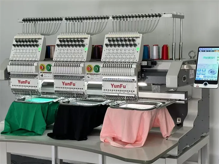 3 Head Embroidery Machine Computerized Automatic High Efficiency And High Quality factory