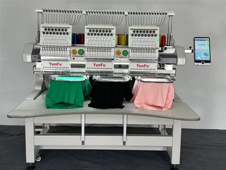 3 Head Embroidery Machine Computerized Automatic High Efficiency And High Quality best