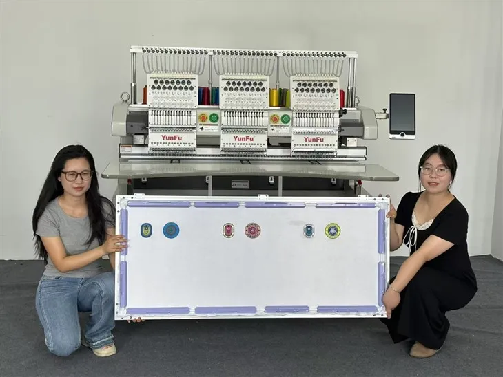 3 Head Embroidery Machine Computerized Automatic High Efficiency And High Quality price