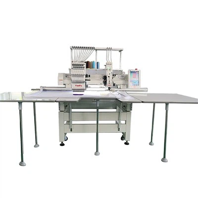 1+1 Cap wedi'i Gymysgu â Peiriant Brodwaith Cordio